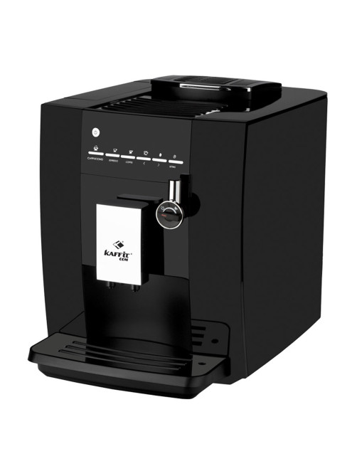 Кофемашина KAFFIT Nizza KLM1604, 1400 Вт, объем 1,8 л, автокапучинатор, черная, KLM1604 Black