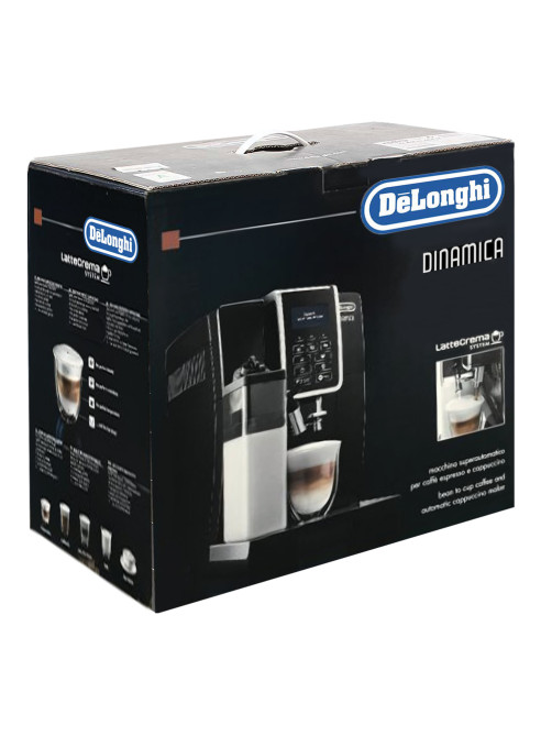 Кофемашина DELONGHI Dinamica ECAM 350.55.B, 1450 Вт, объем 1,8 л, автокапучинатор, черная, ECAM350.55.B