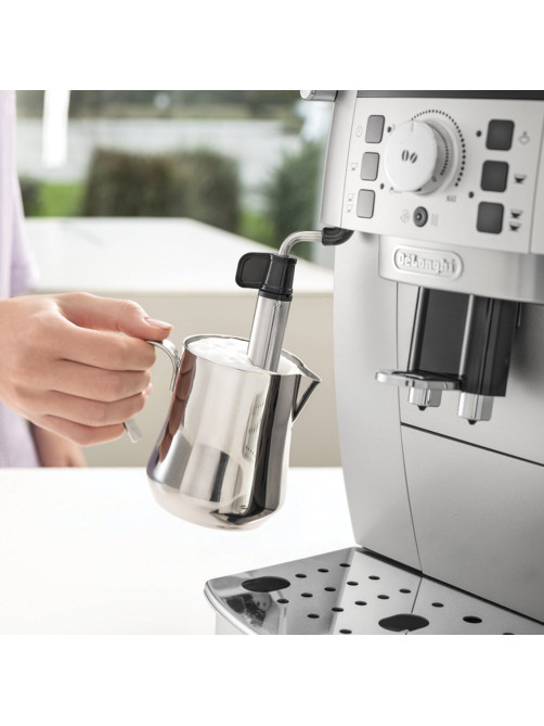 Кофемашина DELONGHI Magnifica S ECAM 22.110.SB, 1450 Вт, объем 1,8 л, ручной капучинатор, серебристая, EСAM 22.110.SB