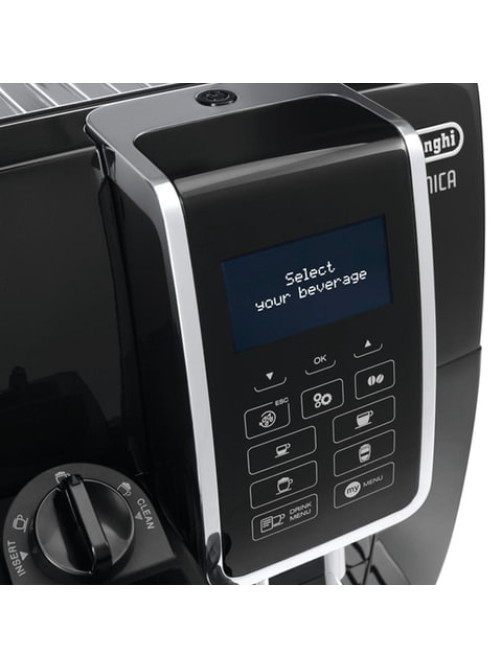 Кофемашина DELONGHI Dinamica ECAM 350.55.B, 1450 Вт, объем 1,8 л, автокапучинатор, черная, ECAM350.55.B