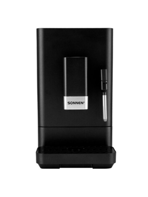 Кофемашина автоматическая SONNEN ACM-1002, ручной капучинатор, 1,5 л, 1350 Вт, 20 бар, 15 степеней помола, выбор крепости и объема, 457888