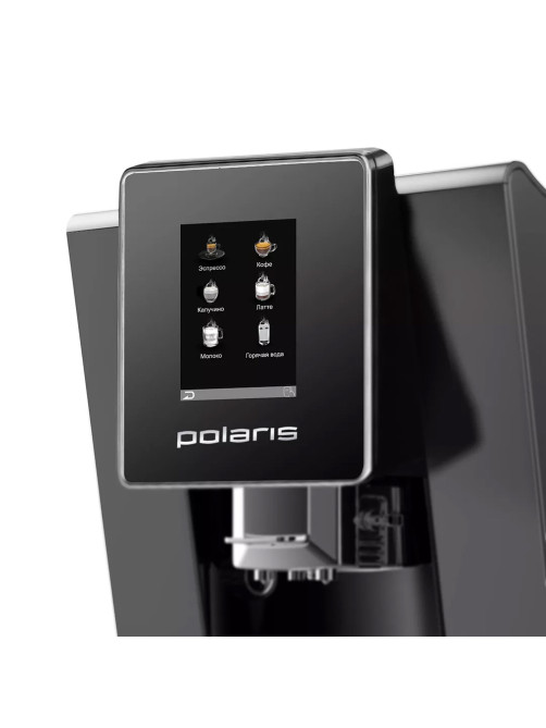 Кофемашина POLARIS PACM 2060AC, 1500 Вт, объем 2 л, автокапучинатор, черная, 60836
