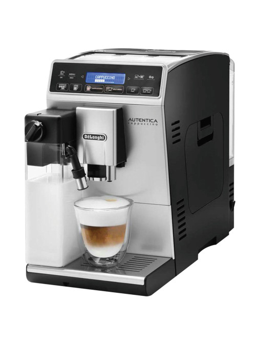 Кофемашина DELONGHI Autentica Cappuccino ETAM 29.660.SB, 1450 Вт, объем 1,4 л, автокапучинатор, серебристая, ETAM29.660.SB