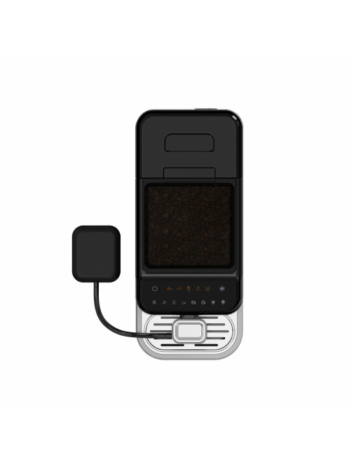 Кофемашина BQ (БИ-КЬЮ) CM6000, 1350 Вт, объем 1,5 л, автокапучинатор, серебристая, 86199065