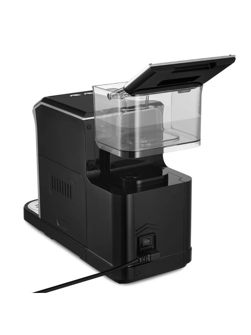 Кофемашина KITFORT КТ-7166, 1350 Вт, объем 1,5 л, для зерен 200 г, автокапучинатор, серебристая