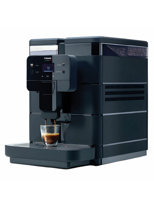 Кофемашина SAECO NEW ROYAL BLACK, 1400 Вт, объем 2,5 л, для зерен 600 г, без капучинатора, черная, 9J0040