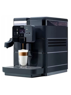 Кофемашина SAECO NEW ROYAL PLUS, 1400 Вт, объем 2,5 л, для зерен 600 г, автокапучинатор, черная, 9J0060