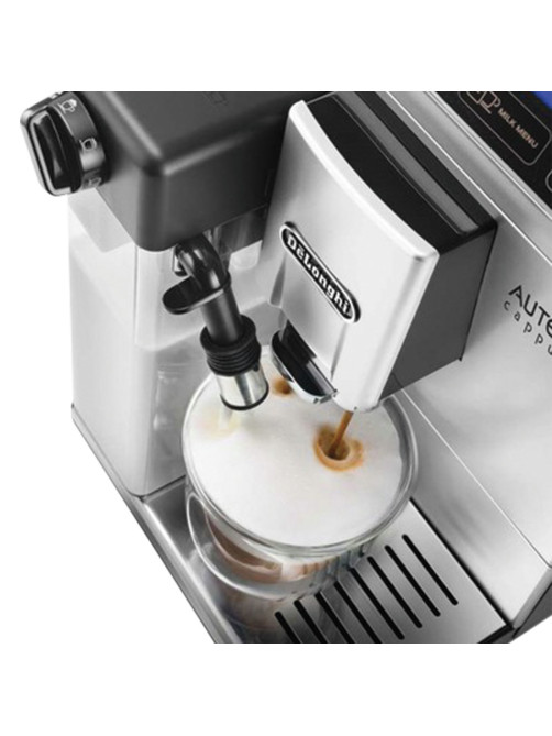 Кофемашина DELONGHI Autentica Cappuccino ETAM 29.660.SB, 1450 Вт, объем 1,4 л, автокапучинатор, серебристая, ETAM29.660.SB