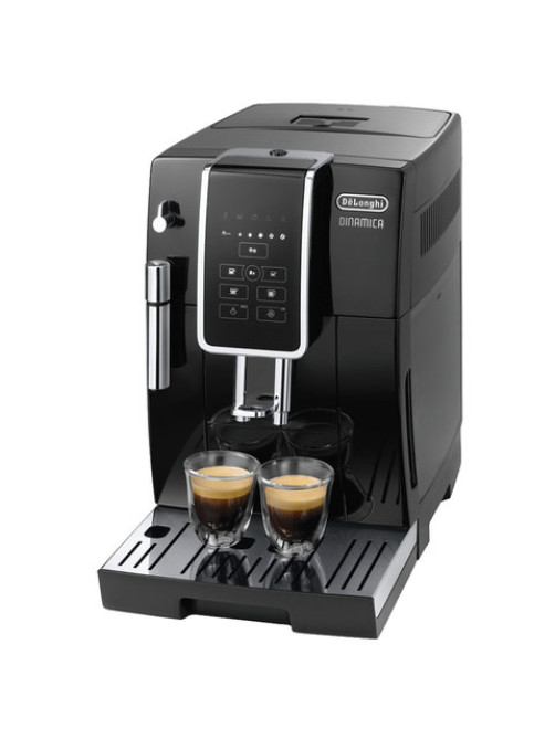 Кофемашина DELONGHI Dinamica ECAM 350.15.B, 1450 Вт, объем 1,8 л, ручной капучинатор, черная