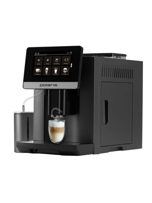 Кофемашина POLARIS PACM 2080AC WiFi IQ Home, 1500 Вт, объем 1,8 л, автокапучинатор, графитовая, 62311