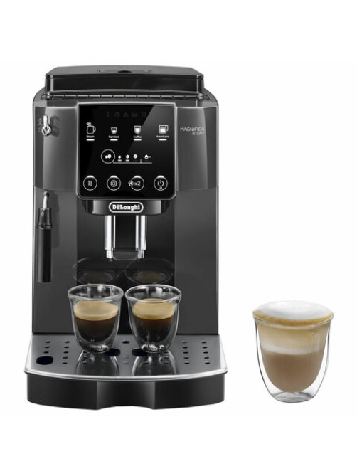 Кофемашина DELONGHI Magnifica Start ECAM220.22.GB, 1450 Вт, объем 1,8 л, ручной капучинатор, черная