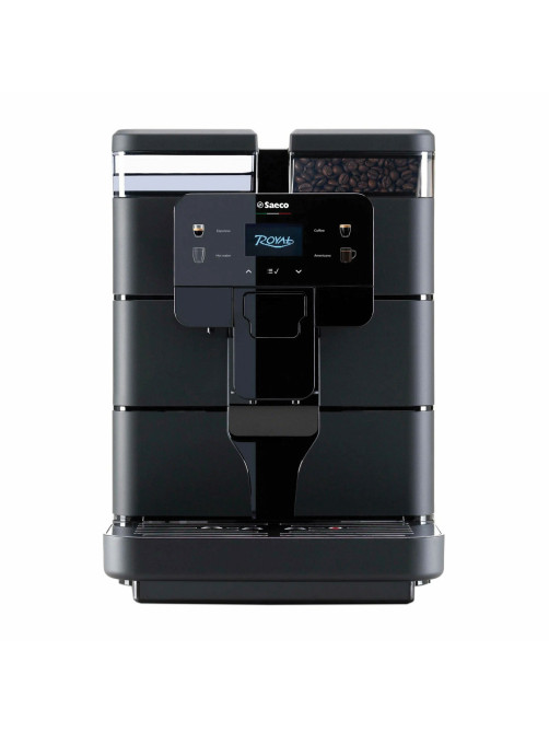 Кофемашина SAECO NEW ROYAL BLACK, 1400 Вт, объем 2,5 л, для зерен 600 г, без капучинатора, черная, 9J0040