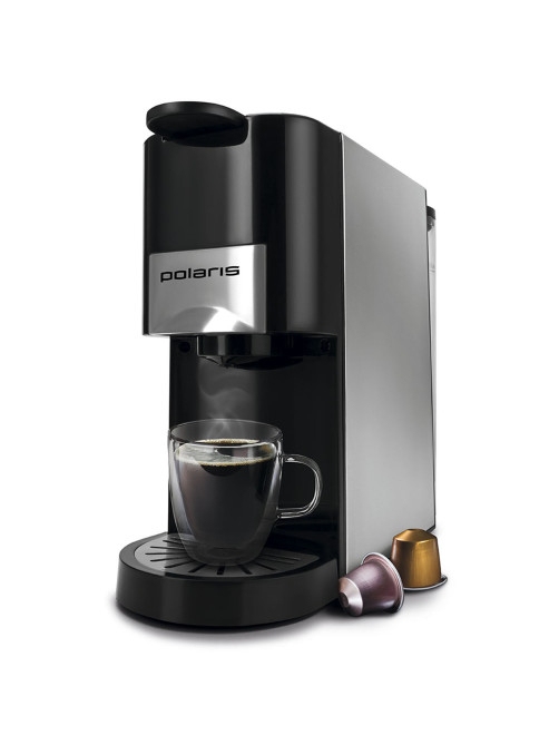 Кофемашина капсульная 3в1 NESPRESSO/DOLCEGUSTO/молотый POLARIS PCM 2020, 1450 Вт, объем 0,8 л, 49886