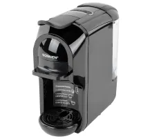 Кофемашина капсульная 3 в 1 для молотого кофе и капсул DOLCE GUSTO и NESPRESSO, SONNEN CM510, 1450 Вт, объем 0,6 л, 456336