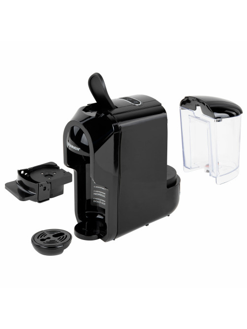 Кофемашина капсульная 3 в 1 для молотого кофе и капсул DOLCE GUSTO и NESPRESSO, SONNEN CM510, 1450 Вт, объем 0,6 л, 456336