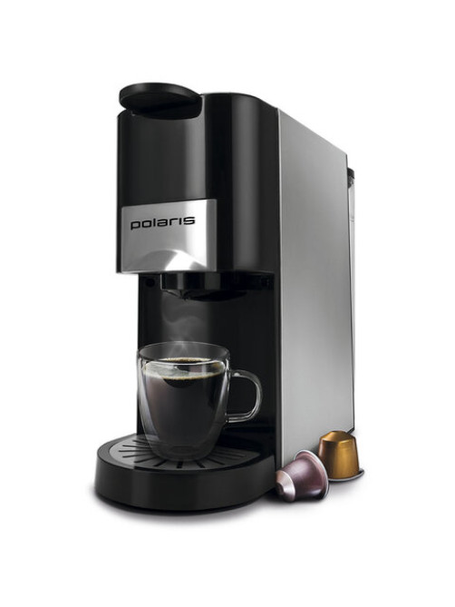 Кофемашина капсульная 3в1 NESPRESSO/DOLCEGUSTO/молотый POLARIS PCM 2020, 1450 Вт, объем 0,8 л, 49886