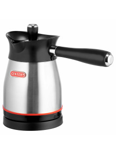 Турка электрическая CENTEK CT-1080, 0,5 л, 480 Вт, механическое управление, с крышкой, стальная, CT-1080 SS