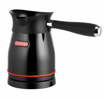 Турка электрическая CENTEK CT-1098, 0,5 л, 480 Вт, механическое управление, стальная, черная, CT-1098 SS