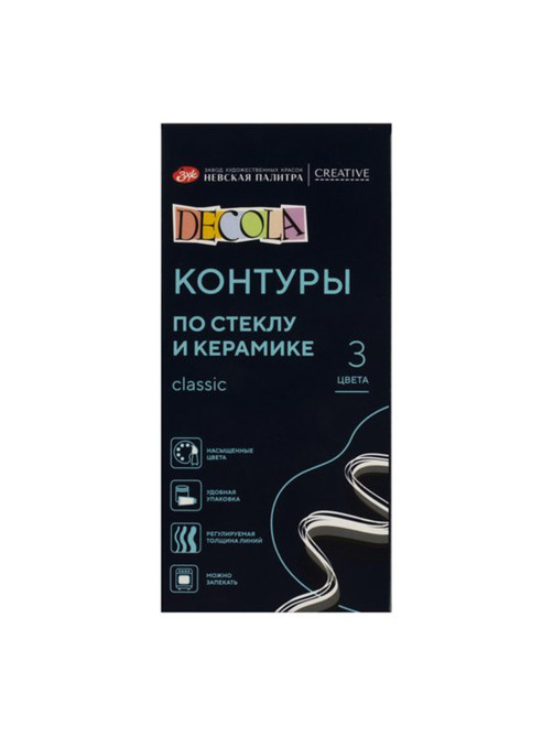 Контуры для работ по стеклу и керамике 