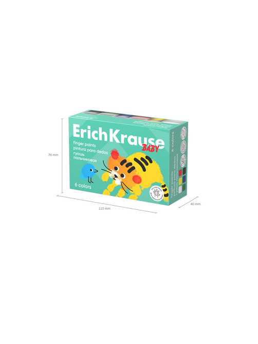 Гуашь пальчиковая ERICH KRAUSE 