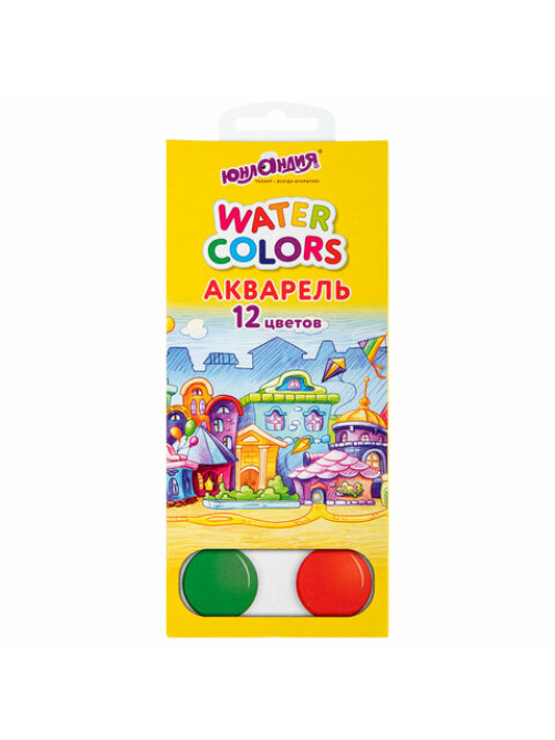 Краски акварельные ЮНЛАНДИЯ 