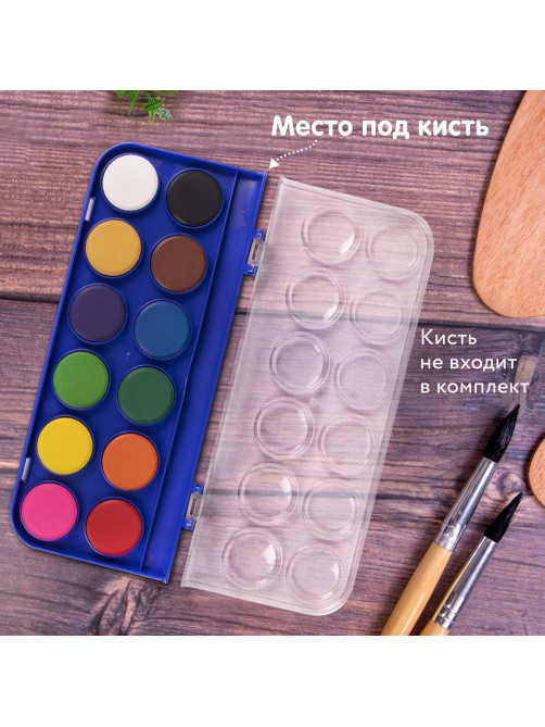 Краски акварельные BRAUBERG 