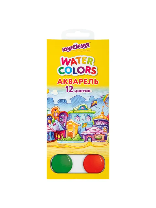 Краски акварельные ЮНЛАНДИЯ 