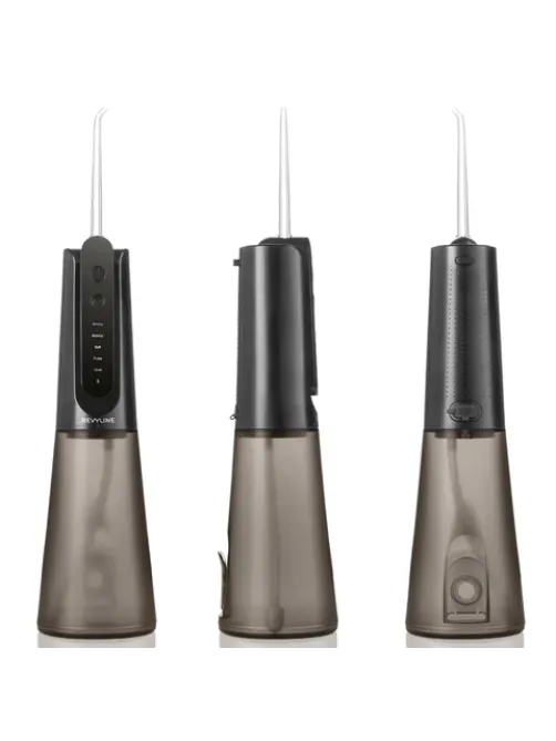 Ирригатор для полости рта REVYLINE RL 670, емкость резервуара 0,27 л, 2 насадки, черный, 9102