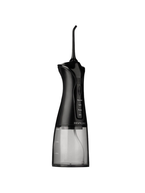 Ирригатор для полости рта REVYLINE RL 220, емкость резервуара 0,3 л, 2 насадки, черный, 7944