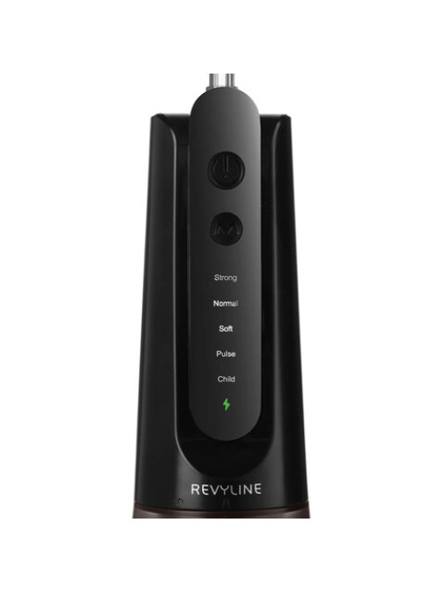 Ирригатор для полости рта REVYLINE RL 670, емкость резервуара 0,27 л, 2 насадки, черный, 9102