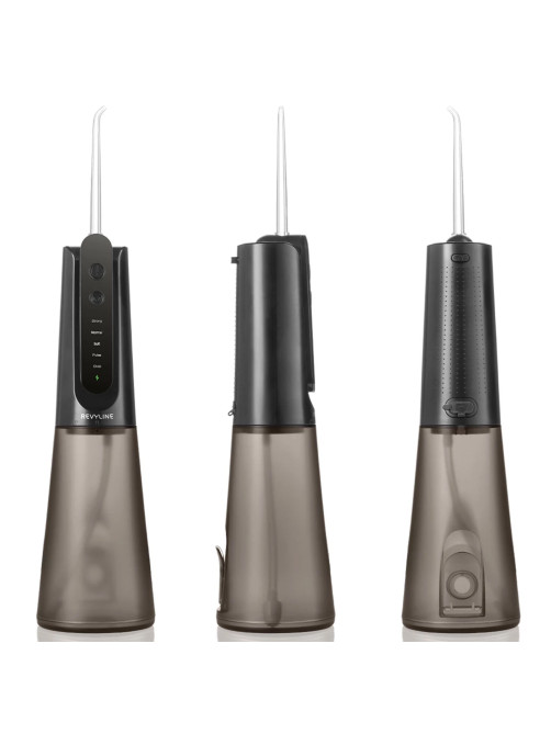 Ирригатор для полости рта REVYLINE RL 670, емкость резервуара 0,27 л, 2 насадки, черный, 9102