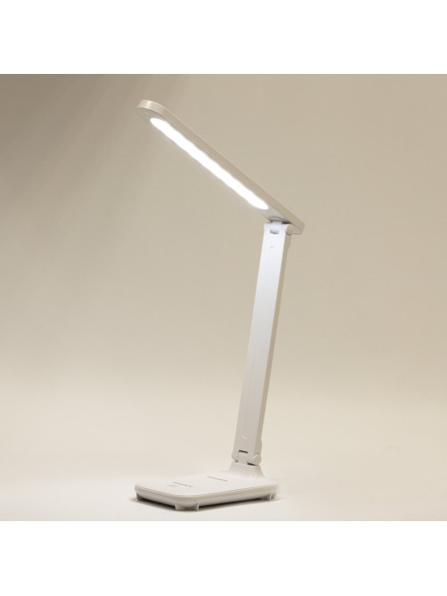Настольная лампа / светильник беспроводная SONNEN PT-102, USB, LED, 3 Вт, 3 режима, белый, 238777