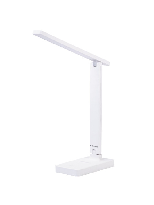 Настольная лампа / светильник беспроводная SONNEN PT-101, USB, LED, 2 Вт, 3 режима, белый, 238776