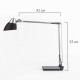 Настольная лампа / светильник SONNEN PH-104, на подставке, LED, 8 Вт, металлический корпус, черный, 236690