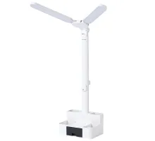 Настольная лампа / светильник беспроводная SONNEN PT-201, органайзер, USB, LED, 5 Вт, 3 режима, белый, 238781