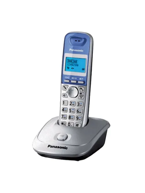 Радиотелефон PANASONIC KX-TG2511RUS, память 50 номеров, АОН, повтор, спикерфон, полифония, серебро