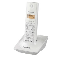 Радиотелефон PANASONIC KX-TG1711RUW, память на 50 номеров, АОН, повтор, часы /будильник (радиус 10-100 м), цвет белый