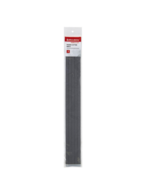 Сменные маты для резака BRAUBERG TRIPLE CUT, КОМПЛЕКТ 5 шт., 532335