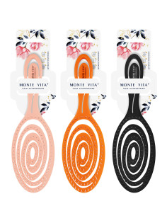 Расческа для волос массажная 22х7 см, цвета АССОРТИ, MONTE VITA (МОНТЕ ВИТА), 457416