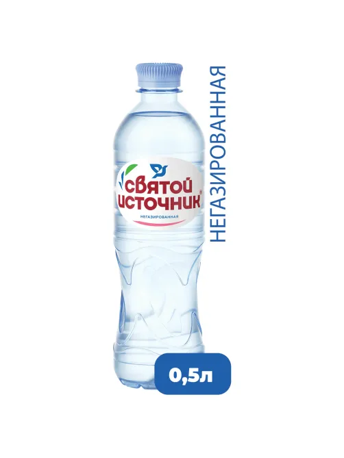 Вода негазированная питьевая СВЯТОЙ ИСТОЧНИК 0,5 л