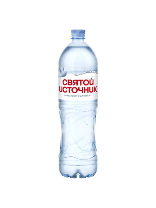 Вода негазированная питьевая СВЯТОЙ ИСТОЧНИК 1,5 л