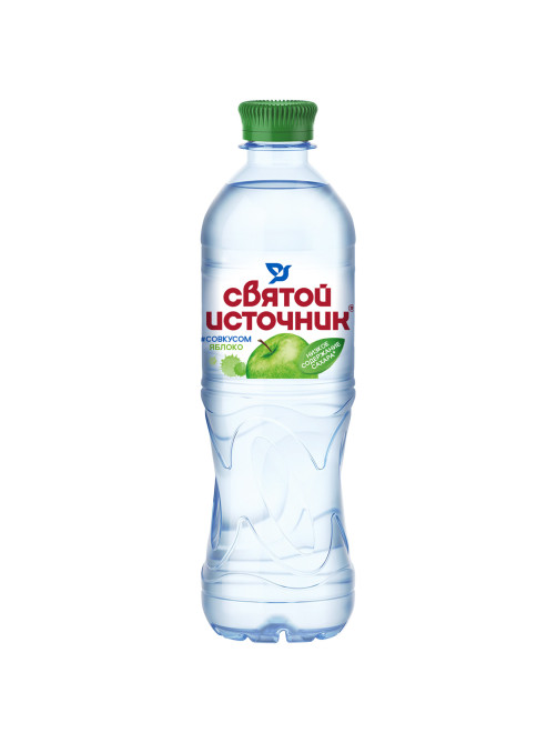 Вода негазированная питьевая СВЯТОЙ ИСТОЧНИК со вкусом яблока 0,5 л, 4603934001011