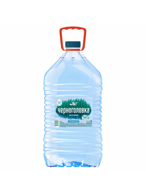 Вода негазированная питьевая ЧЕРНОГОЛОВКА, 5 л