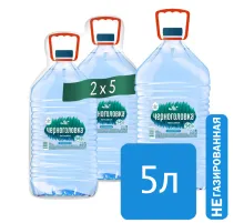 Вода негазированная питьевая ЧЕРНОГОЛОВКА, 5 л