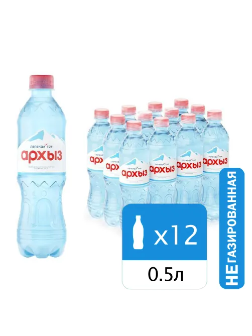 Вода негазированная минеральная АРХЫЗ 
