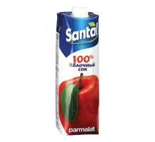 Сок SANTAL (Сантал), яблочный, 1 л, для детского питания, тетра-пак, 547716