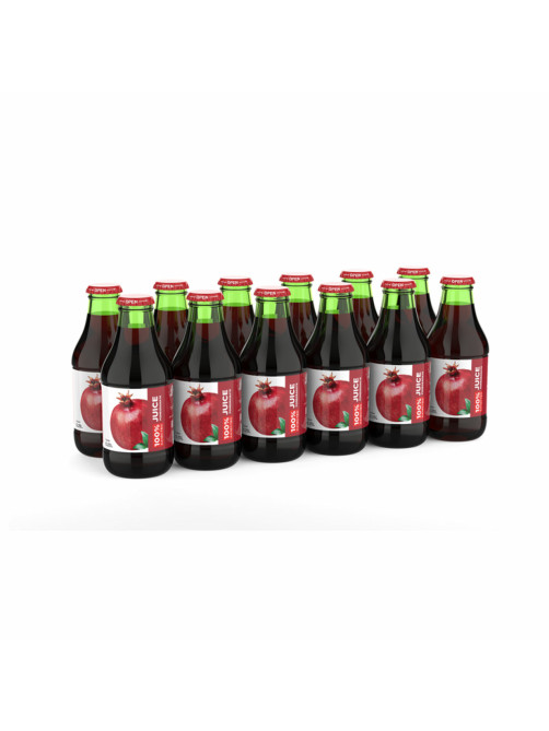 Сок BARINOFF Гранатовый, с сахаром, 0,25 л, стеклянная бутылка, 264