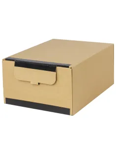 Короб архивный на липучке 380х285х170 мм, гофрокартон, до 1700 л., STAFF, 112161