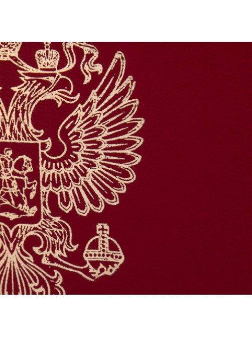 Папка адресная бумвинил бордовый, 