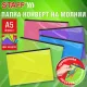 Папка-конверт на молнии МАЛОГО ФОРМАТА (180х250 мм), А5, цвет ассорти/прозрачная, 0,15 мм, STAFF, 274077